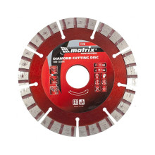 Алмазный диск MATRIX Турбо-сегментный 115х22,2 мм (сухая резка) Алмазный диск MATRIX Турбо-сегментный 115х22,2 мм (сухая резка)