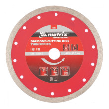 Алмазный диск MATRIX 180х22,2 мм (тонкий мокрая резка) Алмазный диск MATRIX 180х22,2 мм (тонкий мокрая резка)