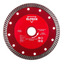 Диск алмазный Elitech 180х22,2 мм турбо 1820.058600 Диск алмазный Elitech 180х22,2 мм турбо 1820.058600