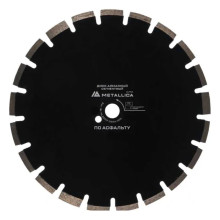 Диск алмазный отрезной сегментный METALLICA Ultra 350x25,4 мм, H=10 мм по асфальту 100 м/с