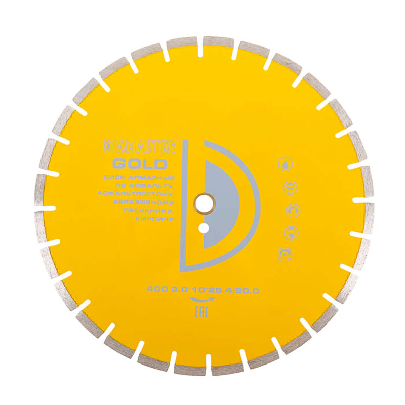 Алмазный диск сегментный Diamaster GOLDEN TYPE 400 мм