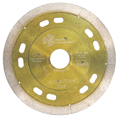 Диск алмазный Trio Diamond Сплошной Ультратонкий ltra Thin Top 125х10х22.23 мм