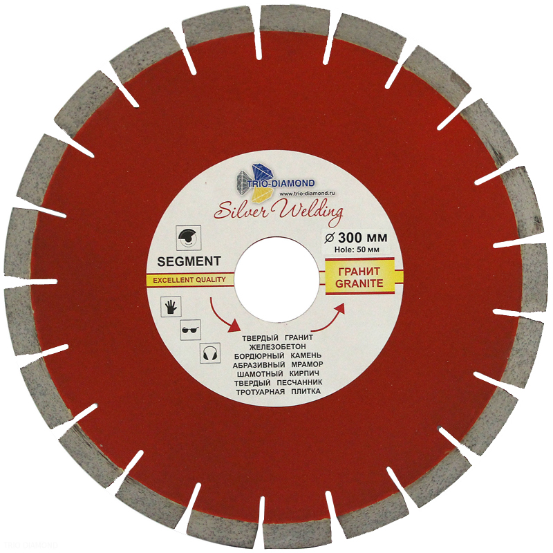 Диск алмазный Trio Diamond Segment Grand Гранит 300 мм