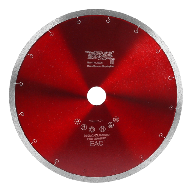 Алмазный диск для резки мрамора MESSER G/X-J, мокрый, 300D-2.6T-10W-32/25,4