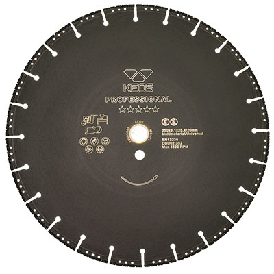 Диск алмазный универсальный KEOS 352x25,4x20 мм Диск алмазный универсальный KEOS 352x25,4x20 мм