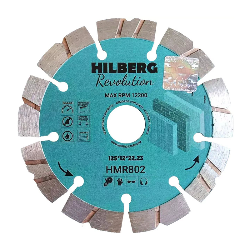Диск алмазный отрезной Hilberg Revolution 125x22,23x12 Диск алмазный отрезной Hilberg Revolution 125x22,23x12