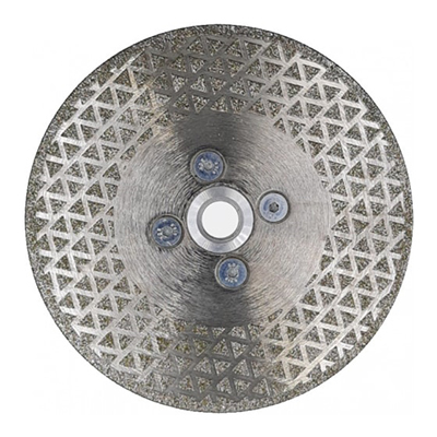 Диск алмазный сплошной Hilberg Super Ceramic Flange 125х28/3хM14 Диск алмазный сплошной Hilberg Super Ceramic Flange 125х28/3хM14