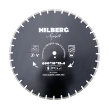 Диск алмазный отрезной 600x25,4x12 Hilberg Hard Materials Лазер асфальт HM313