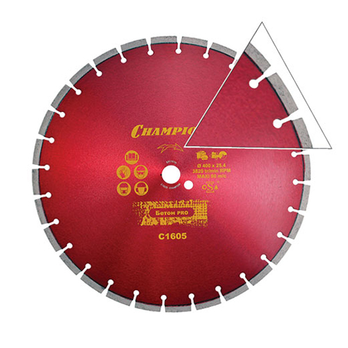 Диск алмазный по бетону Champion ST 400/25,4/10 Concremax Диск алмазный по бетону Champion ST 400/25,4/10 Concremax