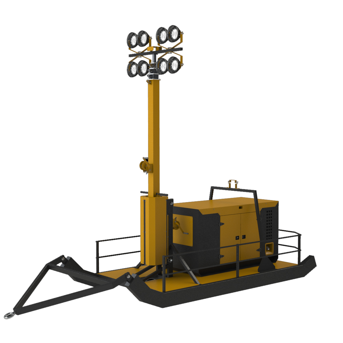 Передвижная осветительная станция Светогор-В ПОС-9-1200С