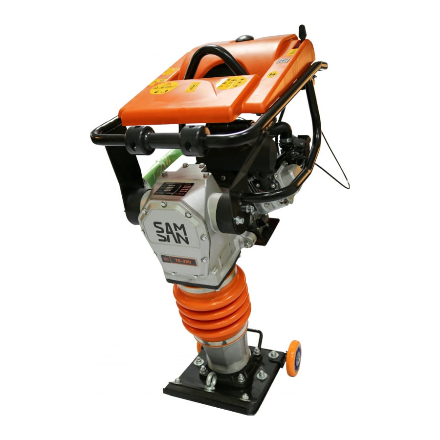 Вибротрамбовка Samsan TR280 с двиг. Honda GX160, 80кг, 14кН