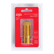 Коронка алмазная универсальная Elitech 25 мм х М14 Коронка алмазная универсальная Elitech 25 мм х М14