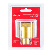 Коронка алмазная универсальная Elitech 51 мм х М14