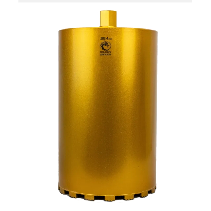 Коронка алмазная по бетону Golden Dragon 1 1/4" 254/400/17 сегм