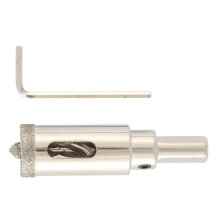 Сверло алмазное по керамограниту, 18х67 мм, трехгранный хвостовик Matrix