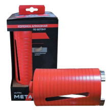 Коронка алмазная по бетону METALLICA Ultra 125x150 мм, М16, без хвостовика