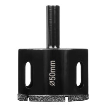 Коронка алмазная по стеклу и керамике BIHUI гальваническая 50 мм DBW50 Коронка алмазная по стеклу и керамике BIHUI гальваническая 50 мм DBW50