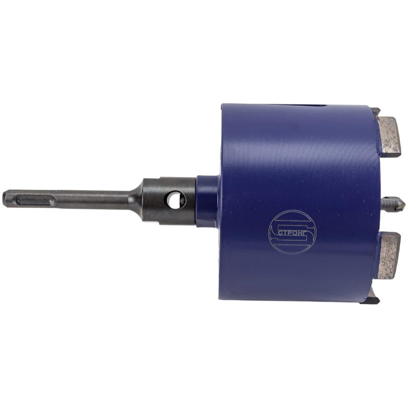 Коронка алмазная по бетону STRONG SDS+ 100 мм (безударная) стк-064 Коронка алмазная по бетону STRONG SDS+ 100 мм (безударная) стк-064