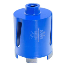 Алмазная коронка по бетону KEOS (сухой рез) М16 72/70 мм в комплекте с переходником для коронок M16-SDS+