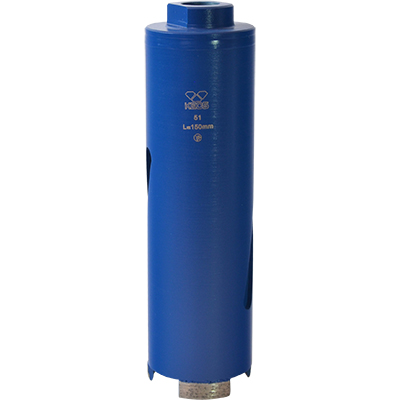 Алмазная коронка по бетону KEOS (сухой рез) М16 51/150мм (DC051.150) Алмазная коронка по бетону KEOS (сухой рез) М16 51/150мм (DC051.150)