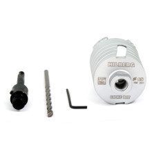 Алмазная коронка по бетону для подрозетников Hilberg Laser 68 мм