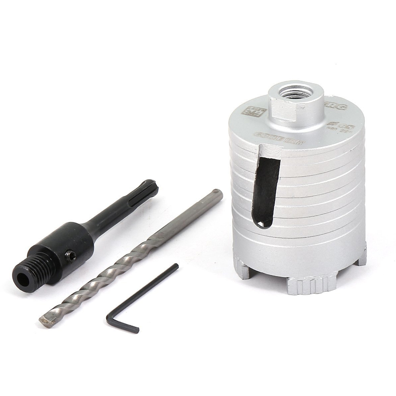 Алмазная коронка для розеток Hilberg Laser 72 мм по бетону Алмазная коронка для розеток Hilberg Laser 72 мм по бетону