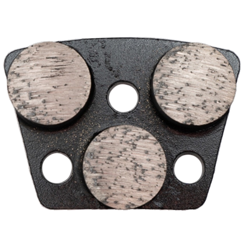 Трехточечный шлифовальный сегмент RODIAMA d 25х10 мм, для среднего бетона, 60#