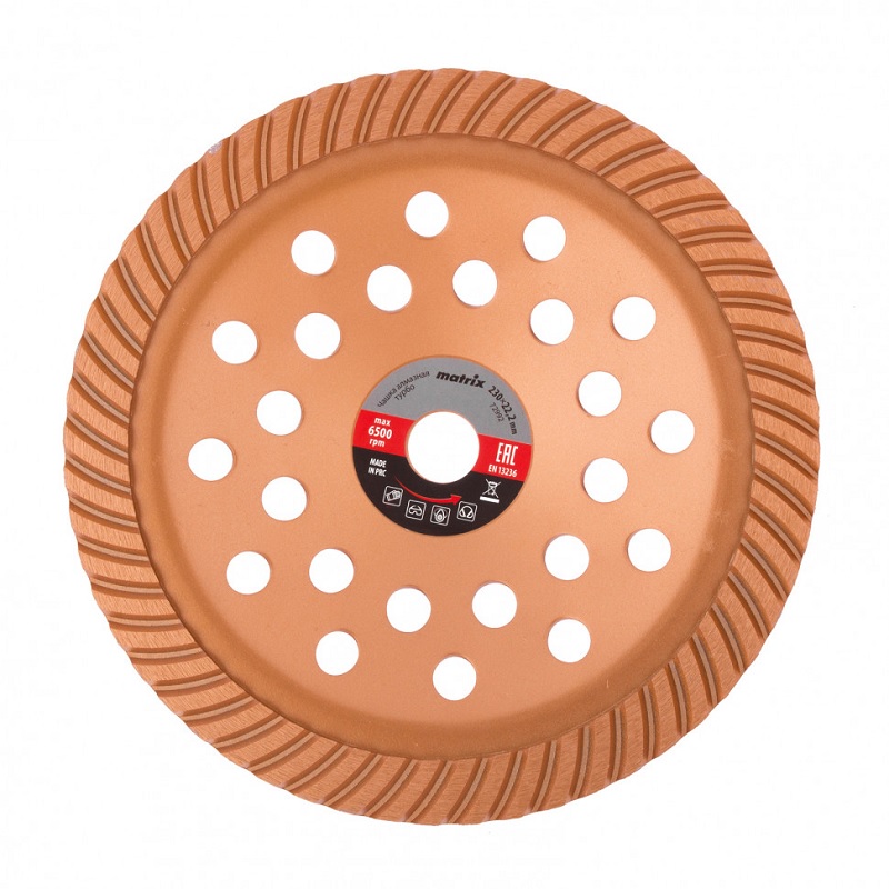 Чашка алмазная MATRIX 230 мм, Turbo Чашка алмазная MATRIX 230 мм, Turbo