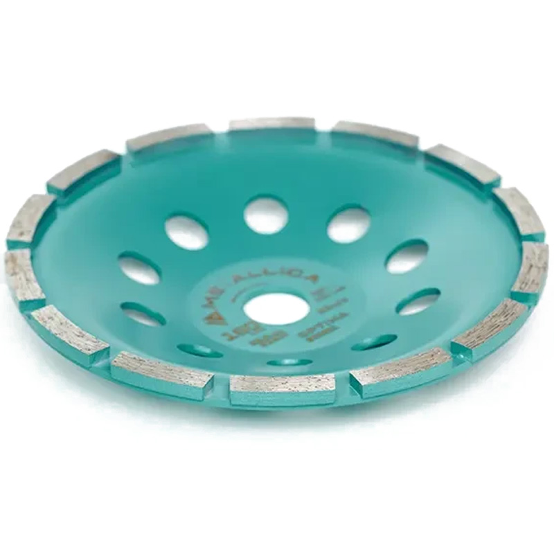 Чашка алмазная зачистная однорядная METALLICA Optima 180x22,2 мм, по бетону