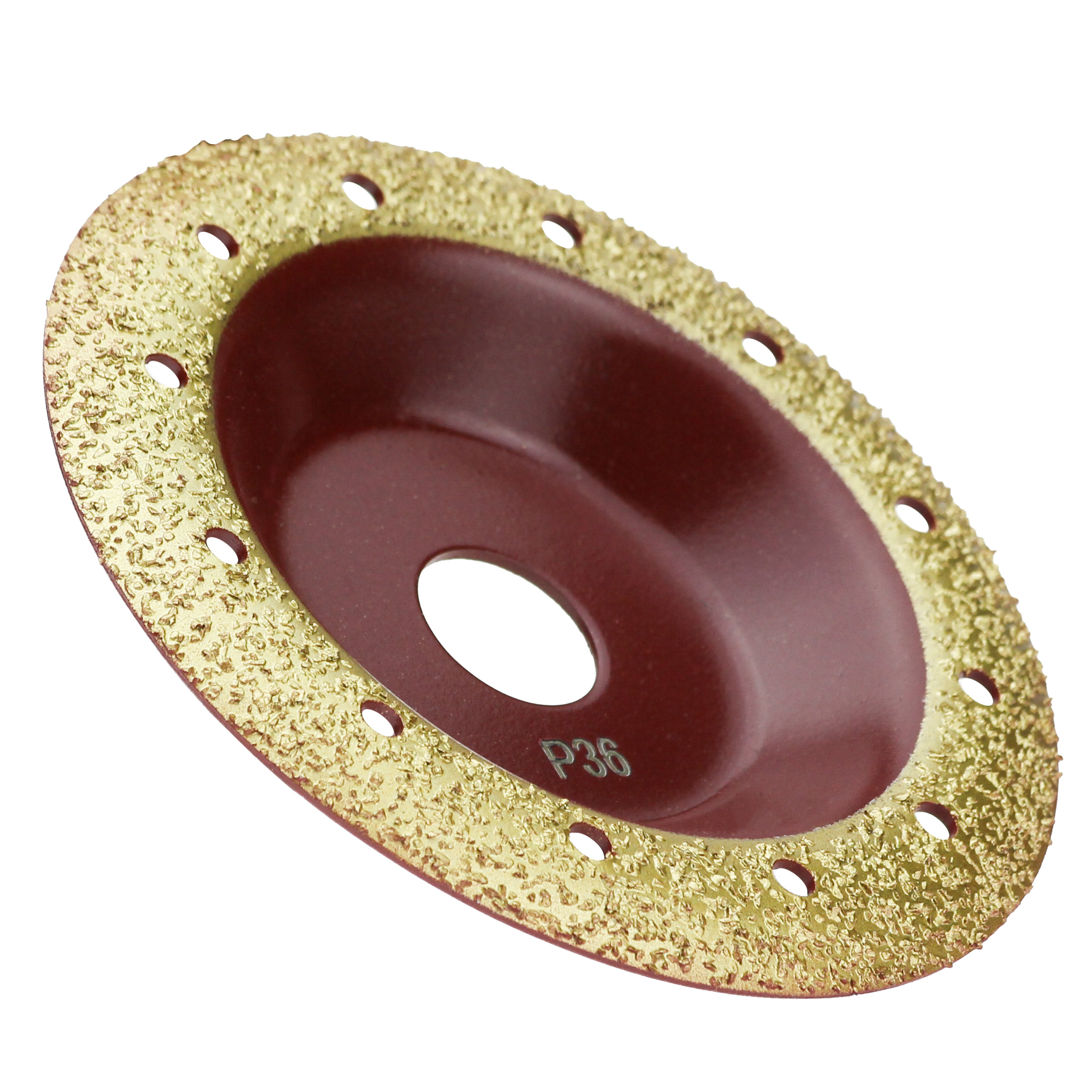 Чашка шлифовальная обдирочная твердосплавная 125 х 22 мм P36 (зерно 4) Diamond Industrial