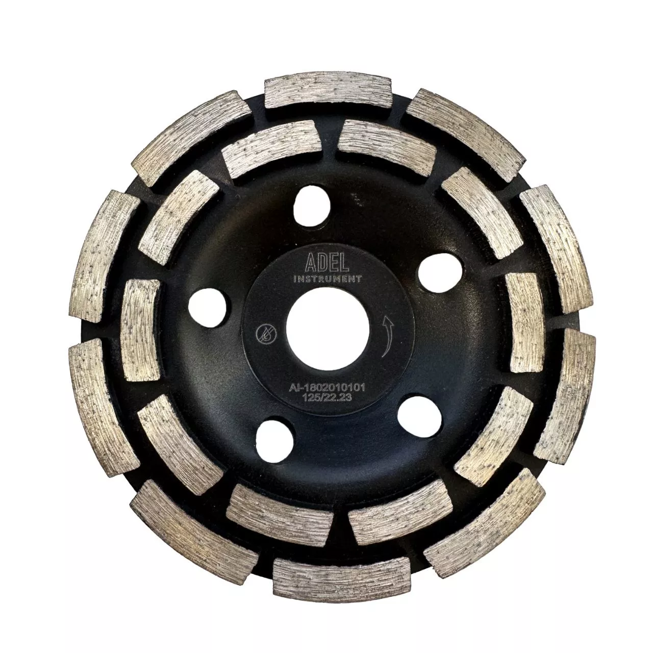 Чашка алмазная двухрядная Адель Инструмент d125*22,2 Чашка алмазная двухрядная Адель Инструмент d125*22,2