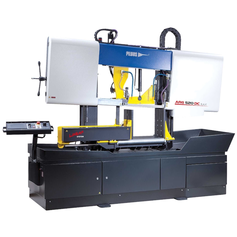 Полуавтоматический ленточнопильный станок PILOUS ARG 520 DC S.A.F. (двухколонный) Полуавтоматический ленточнопильный станок PILOUS ARG 520 DC S.A.F. (двухколонный)