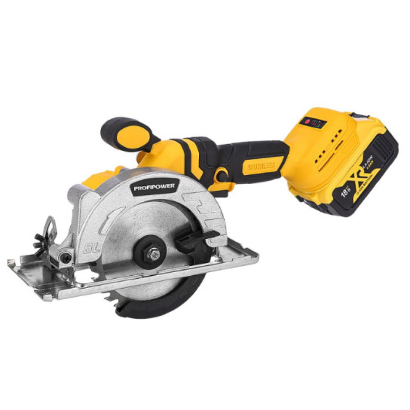 Аккумуляторная пила циркулярная бесщеточная ProfiPower DHS-18V (Li-ion-1шт, 4.0Ач,125мм, 0-7000об) Аккумуляторная пила циркулярная бесщеточная ProfiPower DHS-18V (Li-ion-1шт, 4.0Ач,125мм, 0-7000об)