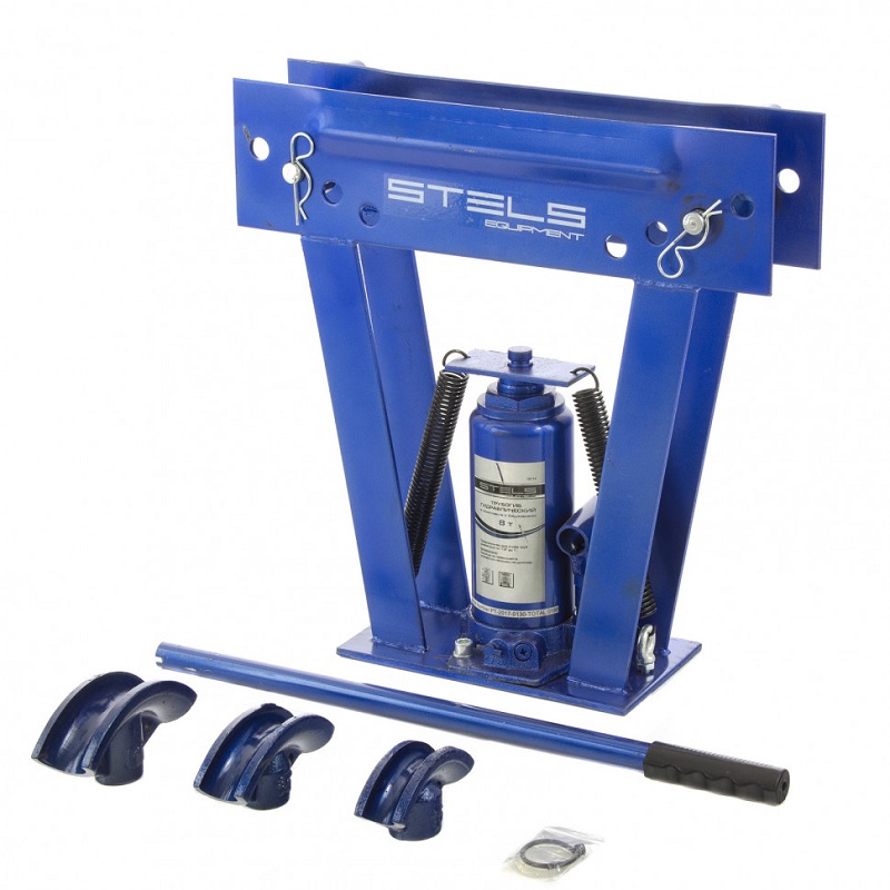 Трубогиб гидравлический Stels 8 т (в комплекте с башмаками 1/2"–1",пласт. кейс.)