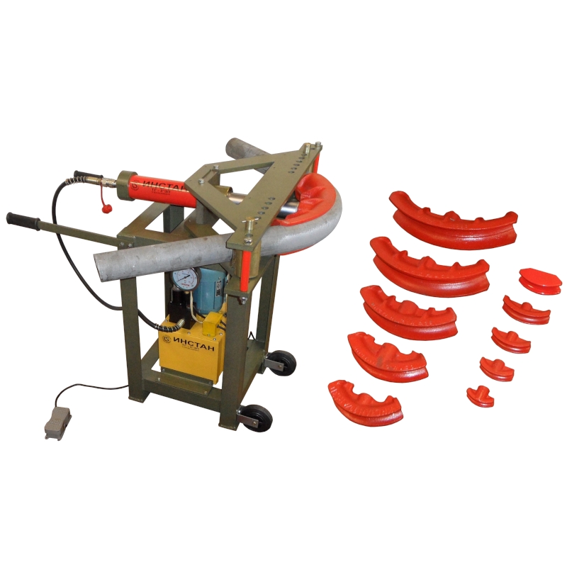 Трубогиб гидравлический Инстан ТГ-3ЭП (стационарный) (до 3) с эл. распределителем и педалью