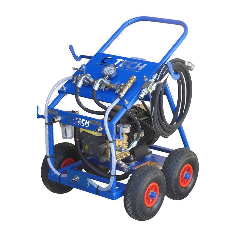 Установка опрессовочная высокого давления C-TECH NP1520 (140 бар, до 1200 л/ч, 5.5 кВт, 380 В) мобильная Установка опрессовочная высокого давления C-TECH NP1520 (140 бар, до 1200 л/ч, 5.5 кВт, 380 В) мобильная