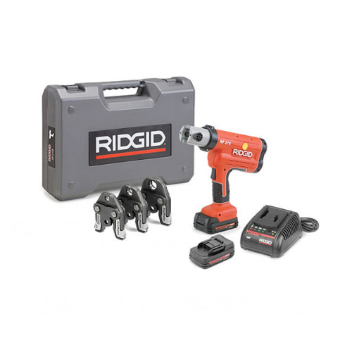 Пресс-пистолет аккумуляторный RIDGID RP 210-B Compact + пресс-клещи TH 16-20-26 мм