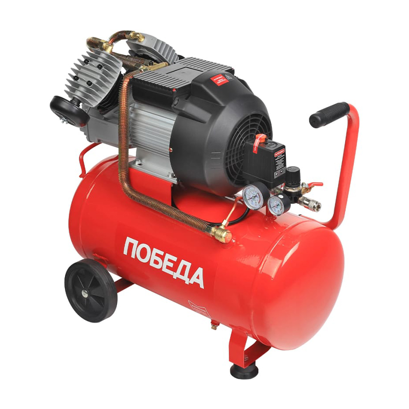 Компрессор поршневой масляный ПОБЕДА КМ 50-400, 2200Вт, 400л*мин Компрессор поршневой масляный ПОБЕДА КМ 50-400, 2200Вт, 400л*мин