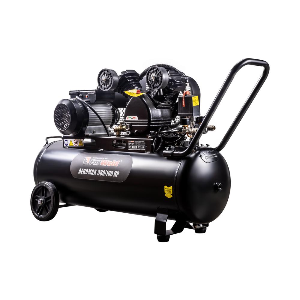 Компрессор масляный ременной FoxWeld AEROMAX 380/100 HP Компрессор масляный ременной FoxWeld AEROMAX 380/100 HP