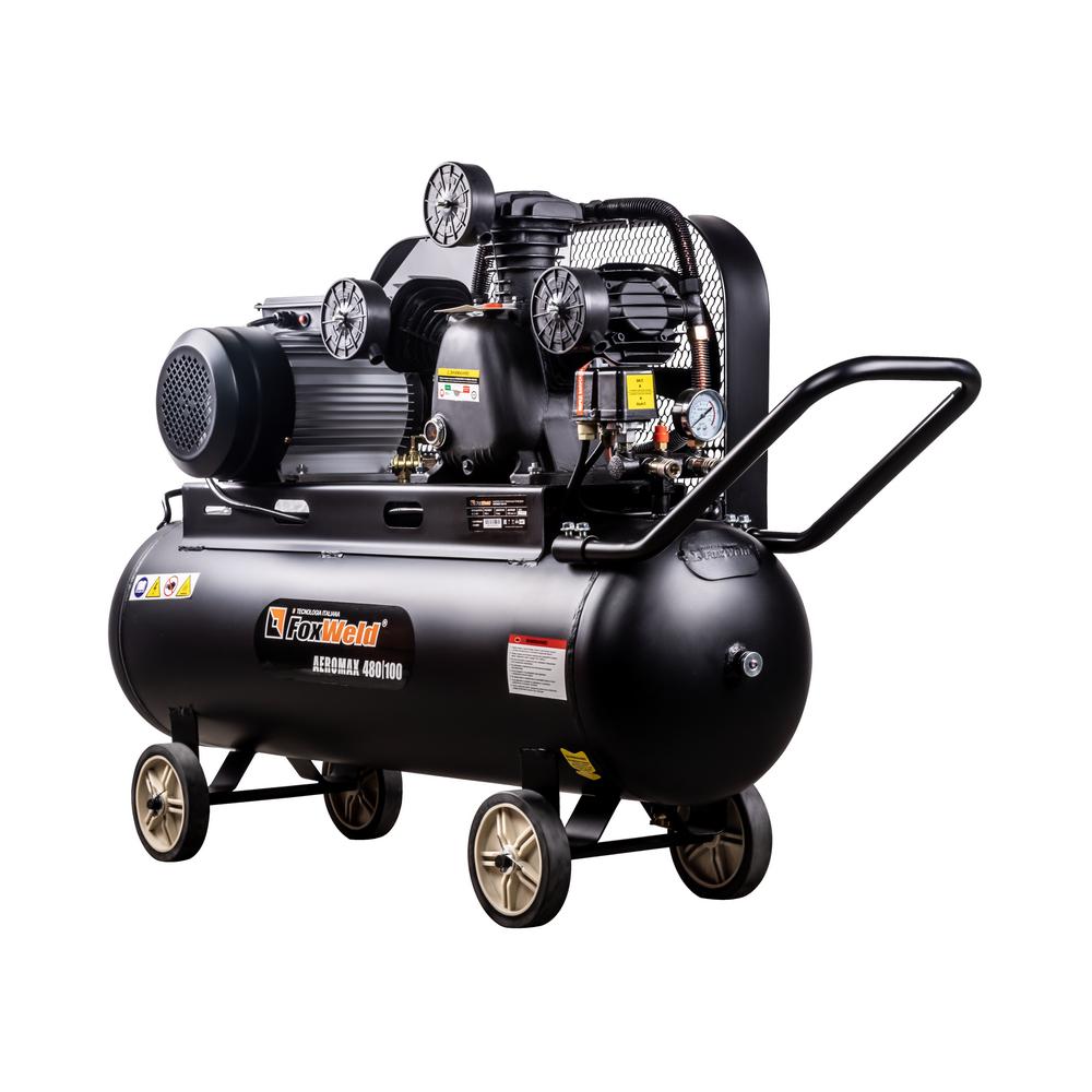 Компрессор масляный ременной FoxWeld AEROMAX 480/100 Компрессор масляный ременной FoxWeld AEROMAX 480/100
