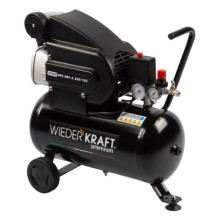 Масляный поршневой компрессор с прямым приводом WIEDERKRAFT WDK-90225 225 л/мин, 24 л