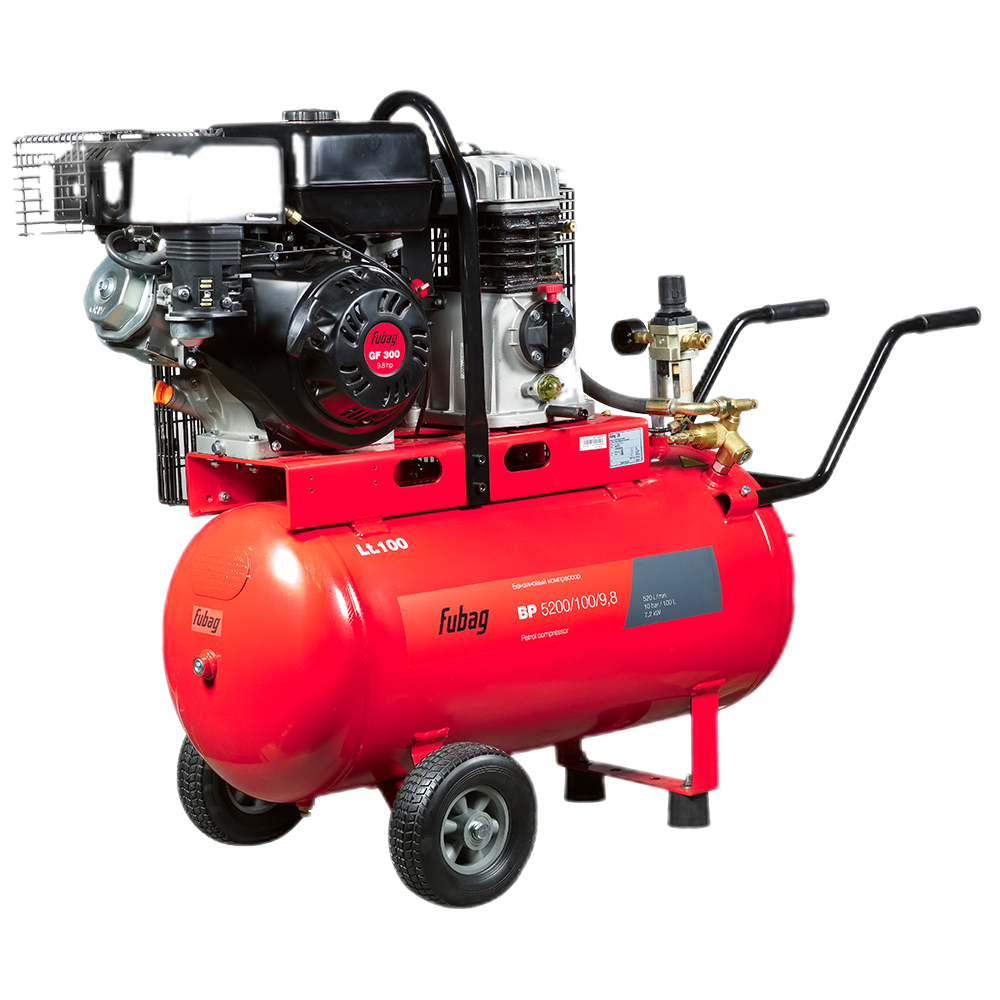 Бензиновый ременной одноступенчатый компрессор BP 5200/100 Бензиновый ременной одноступенчатый компрессор BP 5200/100