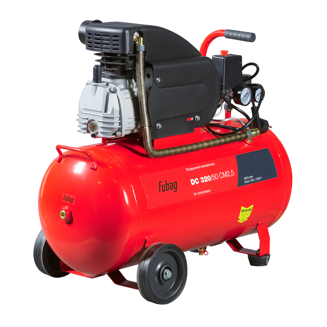Компрессор Fubag DC 320/24 CM2.5 (320 л/мин 24л 8бар 1.8кВт)