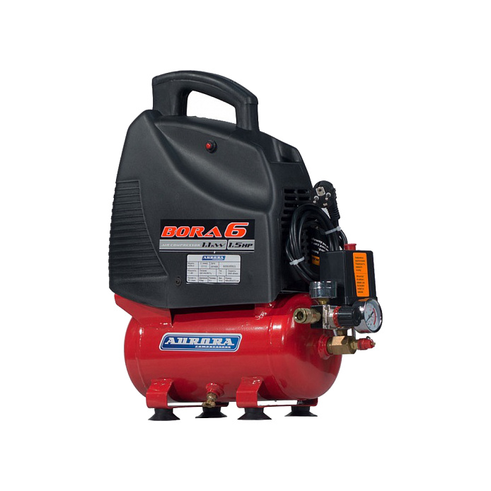 Компрессор Aurora BORA 6 (6 л, безмасляный) Компрессор Aurora BORA 6 (6 л, безмасляный)