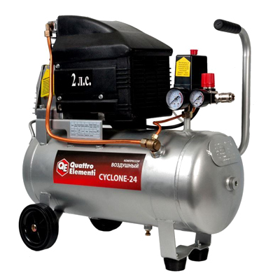 Компрессор поршневой масляный Quattro Elementi CYCLONE-24 Компрессор поршневой масляный Quattro Elementi CYCLONE-24