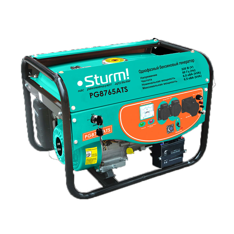 Бензиновый генератор Sturm PG8765ATS Бензиновый генератор Sturm PG8765ATS