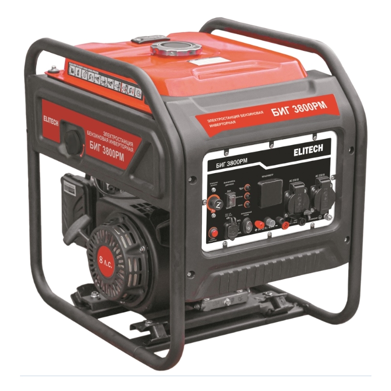 Генератор бензиновый инверторный Elitech БИГ 3800РМ Генератор бензиновый инверторный Elitech БИГ 3800РМ