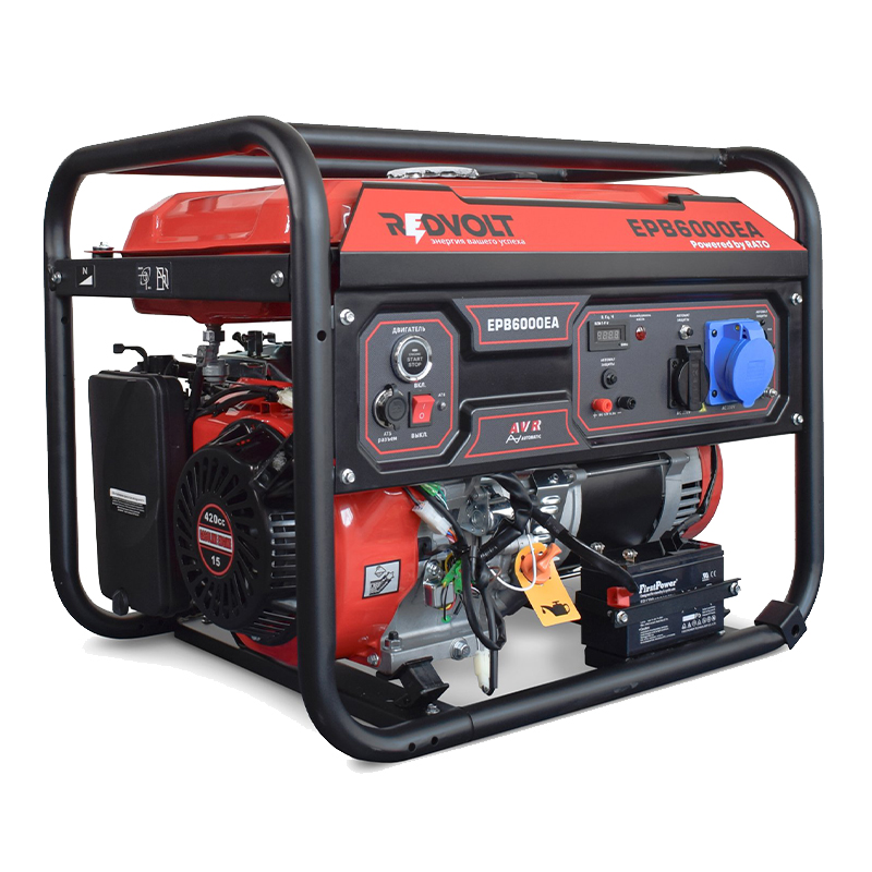 Бензогенератор REDVOLT EPB6000EA Бензогенератор REDVOLT EPB6000EA