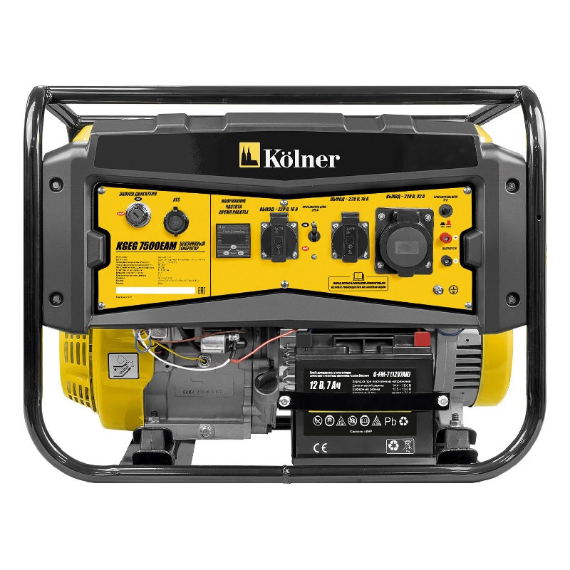 Бензиновый генератор KOLNER КGEG 7500EAM Бензиновый генератор KOLNER КGEG 7500EAM