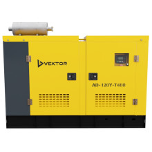 Дизельный генератор Vektor AD-120Y-T400 в шумозащитном кожухе с АВР